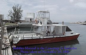 Bubbles - Moored in the Careenage in Barbados